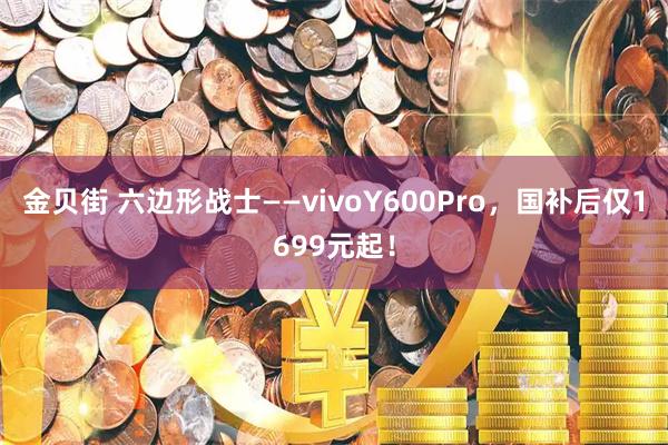 金贝街 六边形战士——vivoY600Pro，国补后仅1699元起！